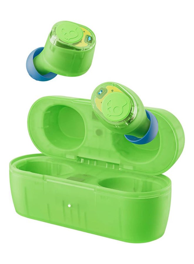Skullcandy - Jib True Wireless In-Ear Earbuds With Charging Case Transparency - Limited Edition Clear Green/Blue - Image 1