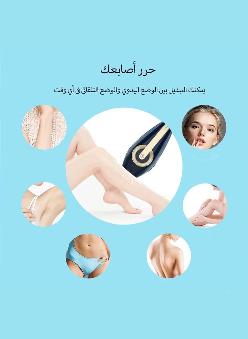 MLAY - T17 Laser Hair Removal, 9999999 Flashes Ice Cooling Epilator, Intelligent Skin Color Recognition At-Home Hair Removal Device, Mini Portable Wholebody Hair Remover Machine for Women Men(With Disinfection Base) - Image 1