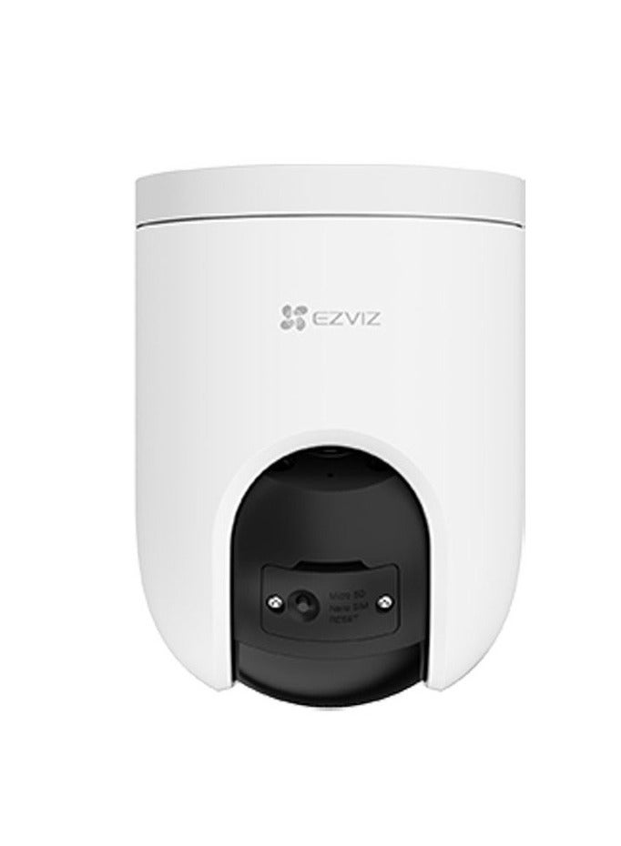 EZVIZ - H8c PoE 2K Pan & Tilt Camera, 360° Coverage, AI Human Detection, Auto-Tracking, Two-Way Audio, Color Night Vision, H.265 Video Compression, 12W Power, Supports Upto 512GB MicroSD & Cloud Storage, Weatherproof, Google Assistant & Alexa Integration, 30m IR Distance, PoE & DC 12V Power, Digital WDR, Motion Alerts, Customizable Zones, Easy Installation | CS-H8c PoE (2K) - Image 1