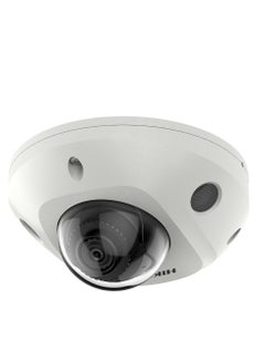 HIKVISION 4 MP Acusense Smart Hybrid Light Fixed Mini Dome Network Camera, Built-In Arrayed-Dual Microphone, 120 dB True WDR Technology, Built-In Memory Card Slot Supports up to 512 GB, H.265+, IP67, IK08 | DS-2CD2543G2-LIS2U  - Image 2