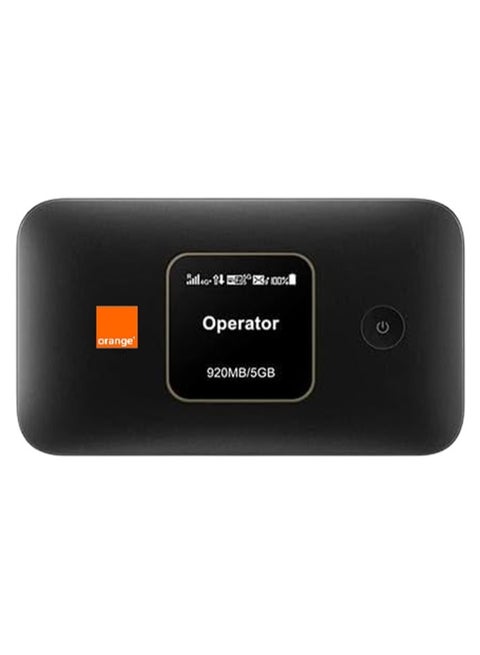 Mobile WiFi Elite 2 E5785-320 Portable Router 4G + LTE  Cat7 Speed Up to 300 mbps Battery 3000 mAh - Support All Networks Black