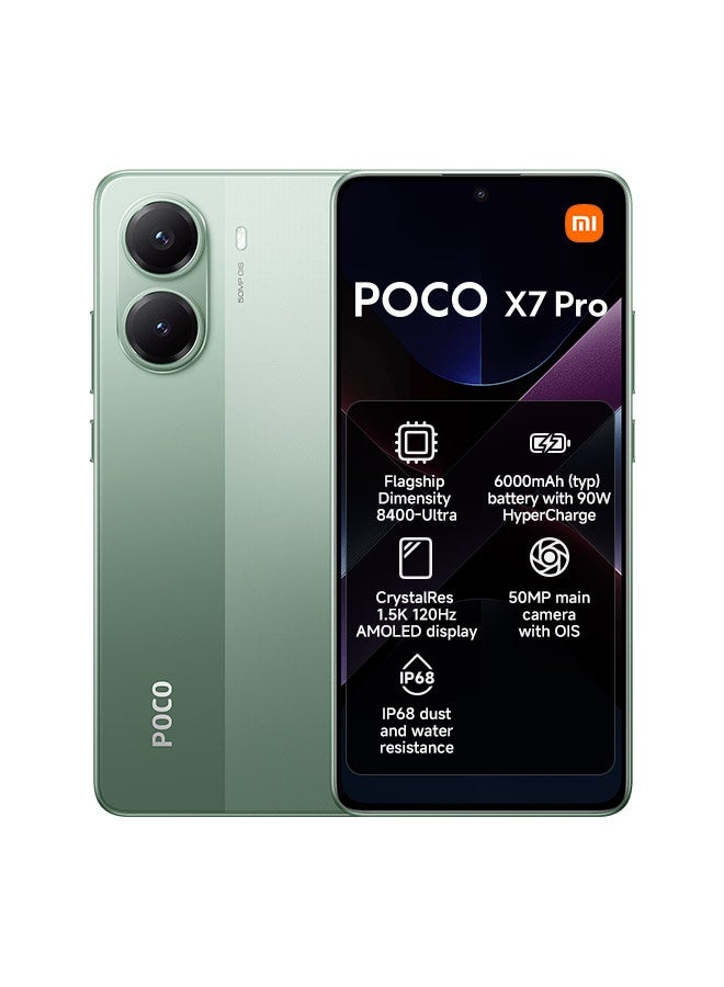 Xiaomi POCO X7 Pro Dual SIM Green 12GB RAM 512GB 5G - Global