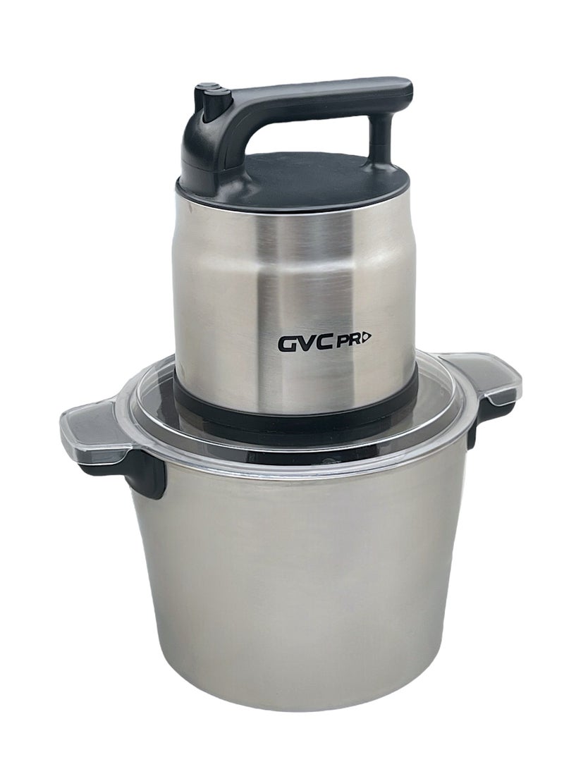 جي في سي برو GVC PRO Chopper & Cutter | 6L, 6 Blades, 1000W - GVCH-986 1000 W GVCH-986 Silver  - Image 1