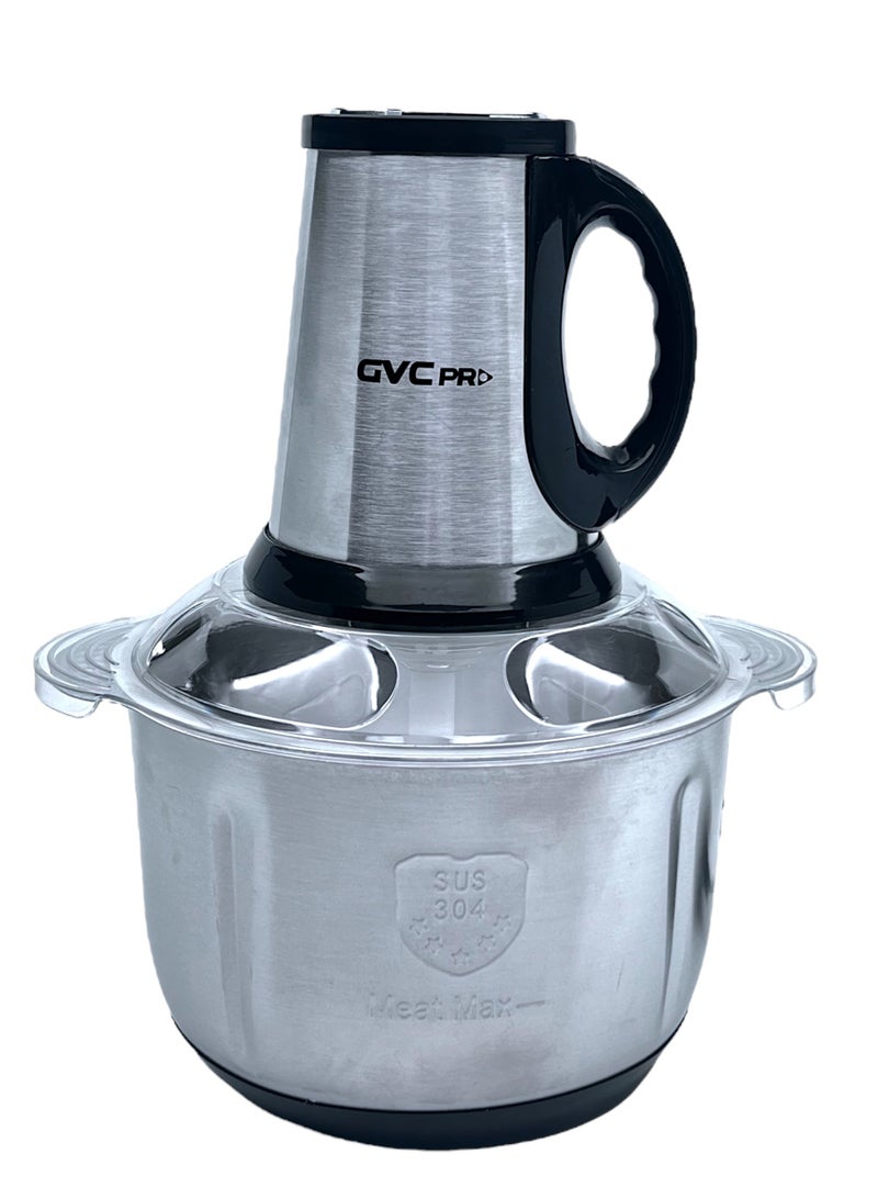 GVC PRO Chopper & Cutter | 3L, 4 Blades, 250W-GVCH-983 3 L 250 W GVCH-983 silver - Image 1
