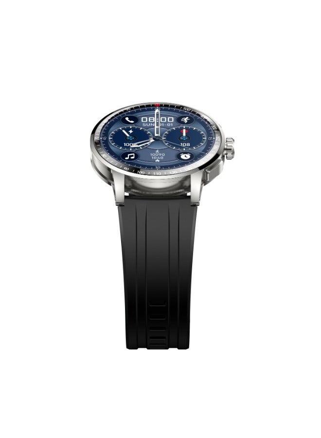 ITEL - 360 mAh Smartwatch ISW-N8 Horizon with Black Strap Aluminum Silver - Image 1