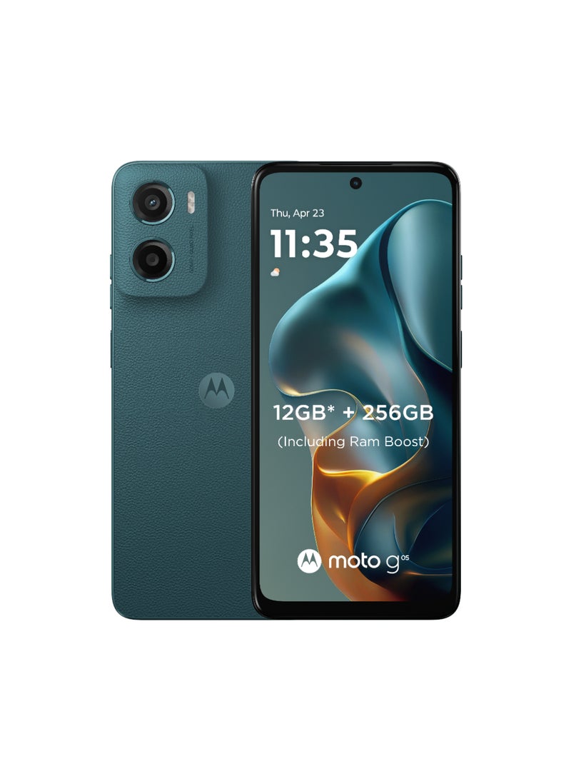 Motorola - G05 Dual SIM  Forest Green 4+8GB RAM 256GB - Middle East Version - Image 1