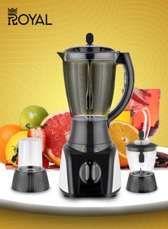 Royal 3 in 1 Countertop Electric Kitchen Blender 1.5 Liter 2 Speed Level with pulse function RA-BG159 1.5 L 400 W 3in1 Countertop Table Blender RA-BG159  - Image 5