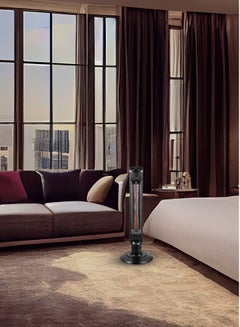 Royal Electric Room Heater | Tower Space 3D Helogin Heater | Power: 2x500W | Left/Right Oscillation | Tip-Over Switch Protection | Easy to Carry Through Handle 1000 W Electric Room Heater RA-VHH1420  - Image 3