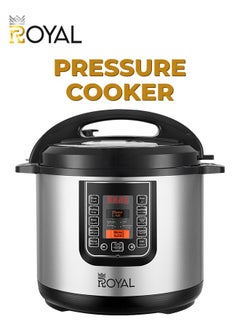 Royal Electric Pressure Cooker Multi Functional 12in1 | Capacity: 10 Liters | Pressure cooker, Saute/ Browning, Slow cooker, Rice Cooker, Steamer, Yogurt maker & Warmer | LCD Display 10 L 1300 W RA-PC1039 Black & Silver  - Image 3