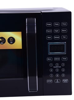 Royal Membrane Digital Microwave Oven, 10 Power Leves, 99.99 min Timer, Child Safety-Lock, Cooking End Signal, Easy Pull Chrome Handle, Grey, RA-25XDG 25 L 800 W RA-25XDG Black  - Image 3