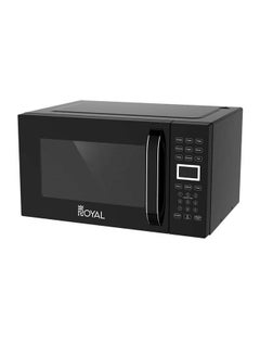 Royal Membrane Digital Microwave Oven, 10 Power Leves, 99.99 min Timer, Child Safety-Lock, Cooking End Signal, Easy Pull Chrome Handle, Grey, RA-25XDG 25 L 800 W RA-25XDG Black  - Image 1