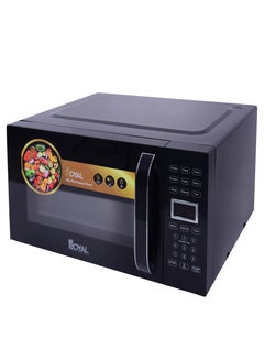 Royal Membrane Digital Microwave Oven, 10 Power Leves, 99.99 min Timer, Child Safety-Lock, Cooking End Signal, Easy Pull Chrome Handle, Grey, RA-25XDG 25 L 800 W RA-25XDG Black  - Image 4