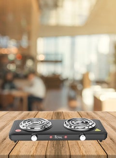 Royal Electric Hot Plate Dual Spiral Adjustable Temperature & Non-Stick Coating 1000 W RA-HPD155  - Image 3