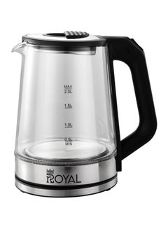 Royal Electric Glass Kettle Dual Controller Sensor 2 L 1500 W RA-EK2053 Silver  - Image 2