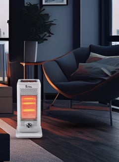 Royal Electric Room Heater | BIG SIZE 5 FACE HEATER | 10x200W QUARTZ Resistance | Switches: 0/400/800/1200/1600/2000W | 180MINS TIMER | Tip-over Safety Switch | Metal Reflector with Zn Plating 2000 W RA-HHS1509  - Image 3