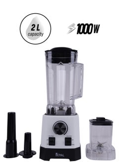 Royal Electric Countertop Commercial Blender 1000 Watts 2 Liters, High Power, Unbreakable Plastic Jar  RA-CTB2014 2 L 1000 W RA-CTB2014 White/Black  - Image 1