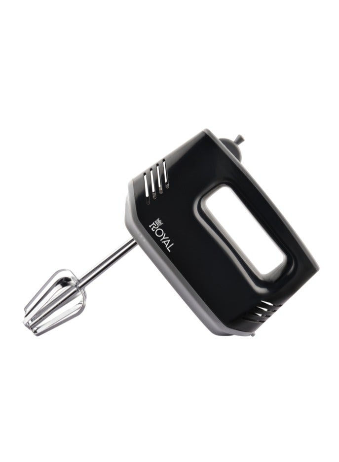 رويال Electric Hand Mixer 5 Speed -Copper Motor,Plastic/Stainless Steel Body 5 Speed Control, , Includes Beaters and Dough Hooks 150 W RA-HM38  - Image 2