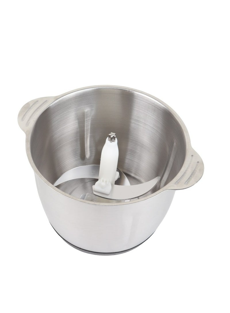 Royal Electric Vegetable Chopper, 2-Speed ​​Adjustable Electric Meat Grinder 3 L 300 W RA-CHP-307 Silver - Image 4