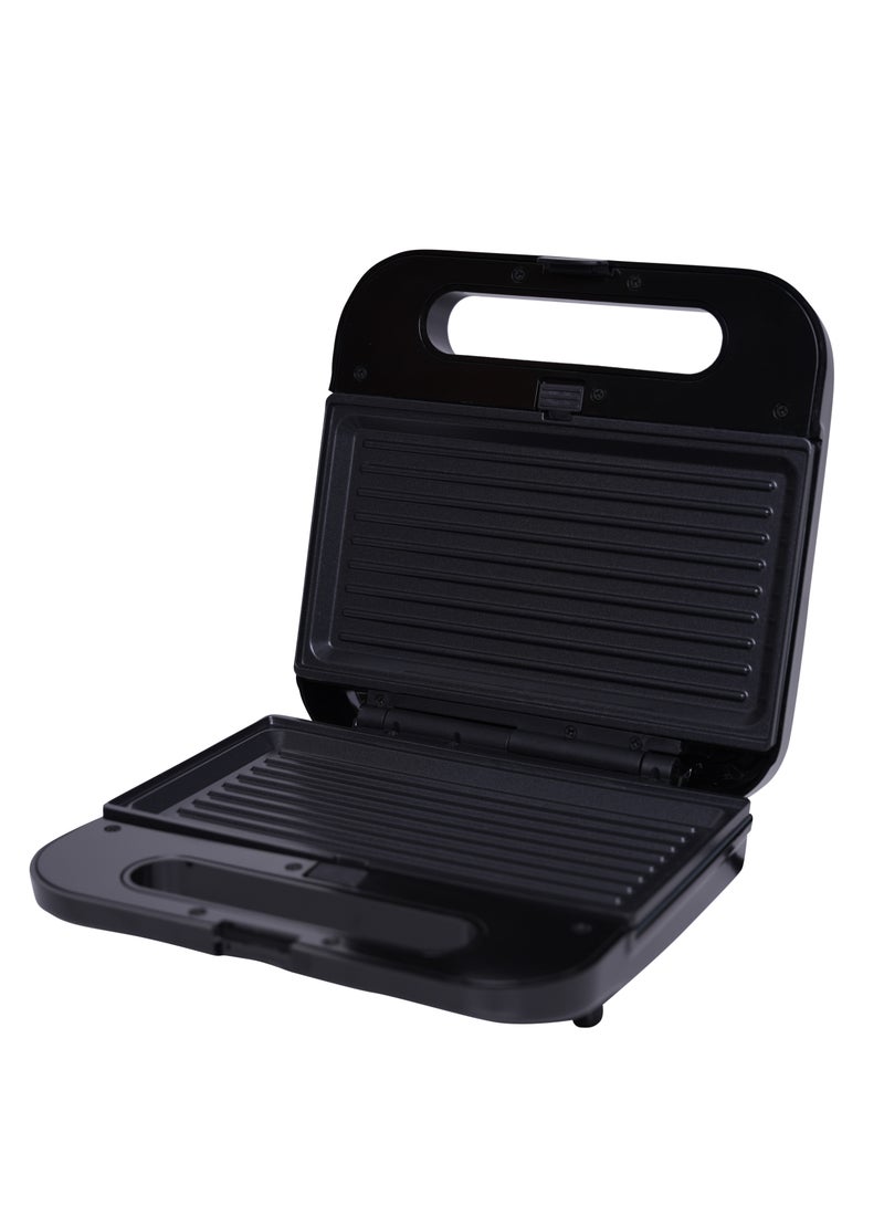 Royal Commercial Sandwich Maker | Power: 220-240V 50/60HZ | Watts: 700~800W with BS Plug | 3iN1 DETACHABLE SANDWICH MAKER | SANDWICH +WAFFLE+GRILL | SANDWICH PLATE 2 SLICE | Color: Black 800 W RA-SMC110  - Image 4