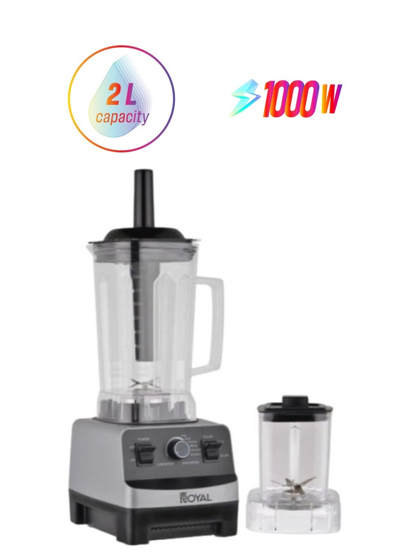 Royal - Royal table blender with grinder - 220-240 volts, 50/60 Hz | Powerful copper motor 2 L 1000 W RACTB2015 - Image 1