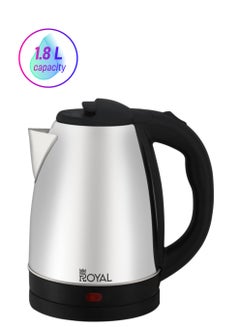 Royal Electric Kettle Stainless Steel with Overheat Protection 1.8 L 1500 W RA-EK1827 Silver  - Image 1