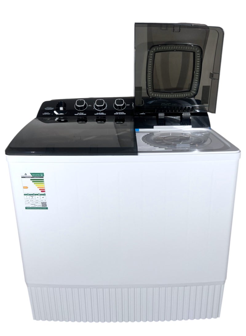 gvc pro Twin Tub Washing Machine, 18 kg 609 kW GVCWM-200 Silver  - Image 2