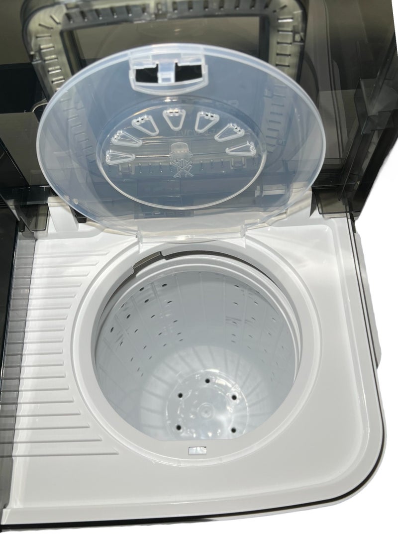 جي في سي برو - Twin Tub Washing Machine | 7 kg GVCWM-75KG2 White - Image 1