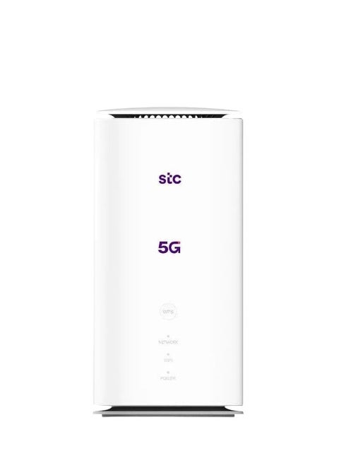 Ultra 5G Router WiFi 6, Speed 2.5 GB Nano SIM, High Gain Antenna & Supports Only STC SIM Card - MC888A | White