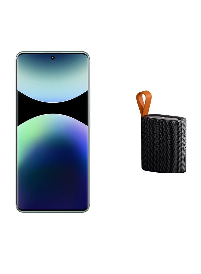 Xiaomi Redmi Note 14 Pro 5G Coral Green 12GB RAM 512GB With Xiaomi Speaker - Global Version - Image 1