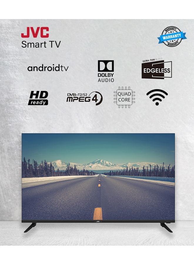 JVC 43 Inch Edgeless Full HD Android 14 Smart TV with Bluetooth, 60Hz, HDMI, USB Paired with 2.0 Channel 30W Soundbar, Bluetooth, USB, FM Radio LT-43N5105+SOUNDBAR Black  - Image 5