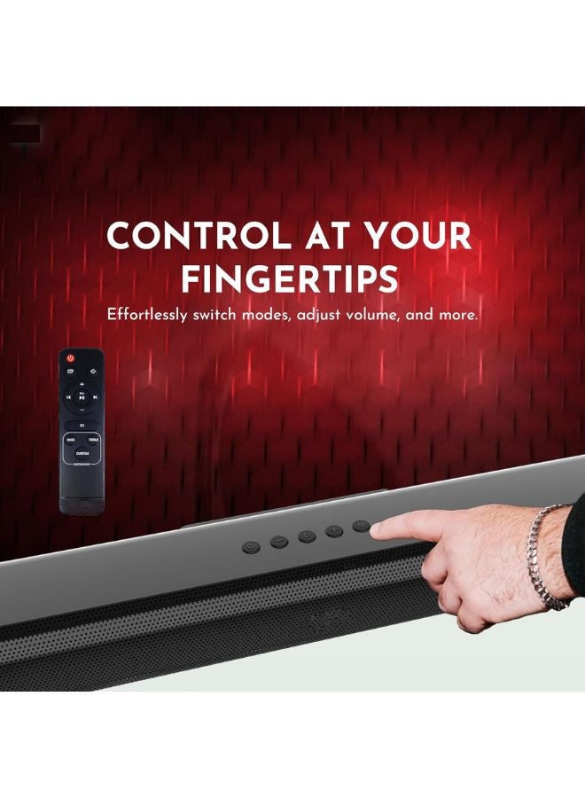 JVC - 75-Inch 4K QLED Android Smart TV with Dolby Vision, Chromecast, 60Hz Refresh Rate, and 'OK GOOGLE' Voice Remote, and 30W 2.0 Channel Soundbar with Bluetooth, HDMI ARC, USB, Optical Inputs LT-75NQ7115+SOUNDBAR Black - Image 1