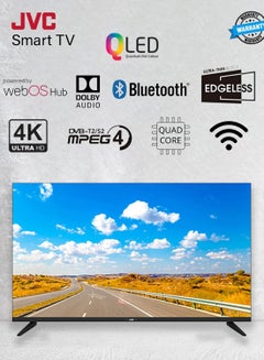 JVC 85 Inch QLED 4K UHD WebOS Smart TV with Magic Remote, 60Hz, Bluetooth Paired with 2.0 Channel 30W Soundbar, Bluetooth, USB, FM Radio LT-85NQ7155+SOUNDBAR Black  - Image 5