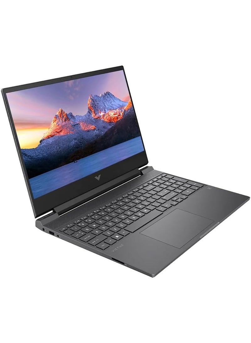 HP - Victus Gaming (Upgraded Version) Laptop With 15.6-Inch FHD IPS Display, AMD Ryzen 5-8645HS Processor/16GB RAM/512GB SSD/8GB NVIDIA GeForce RTX 4050 Graphics Card/Windows 11 Home English Mica Silver - Image 1