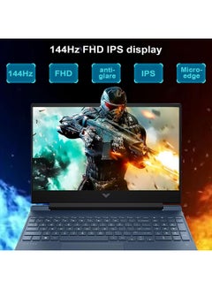 Victus Gaming (Upgraded Version) Laptop With 15.6-Inch FHD Display, Core i5-12450H Processor/16GB RAM/512GB SSD/4GB NVIDIA GeForce RTX 3050 Graphics Card/Windows 11 Home English Performance Blue - pnsku/N70136043V/45/_/1734934113/cdb1fbe5-80fa-42a4-97e2-52ffa21005d3