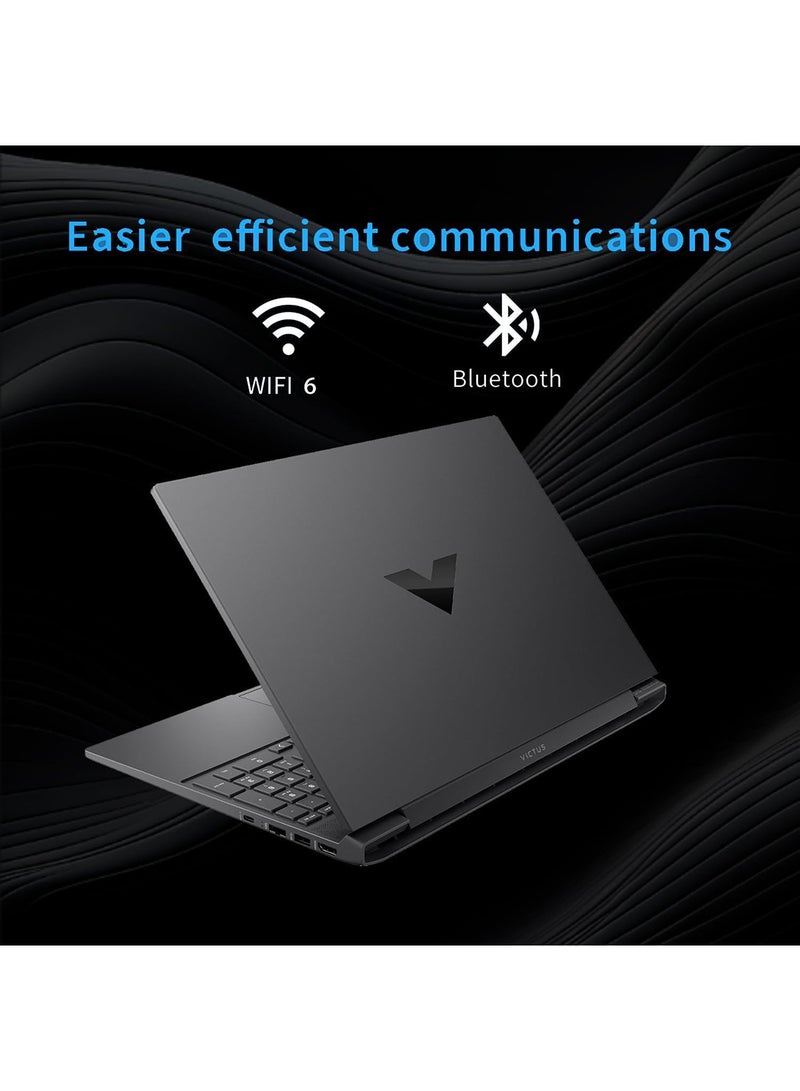 HP - Victus Gaming (Upgraded Version) Laptop 15.6-Inch FHD Display, AMD Ryzen 5 7535HS Processor/32GB RAM/1TB SSD/AMD Radeon RX 6550M Graphics Card/Windows 11 Pro English Mica Silver - Image 1
