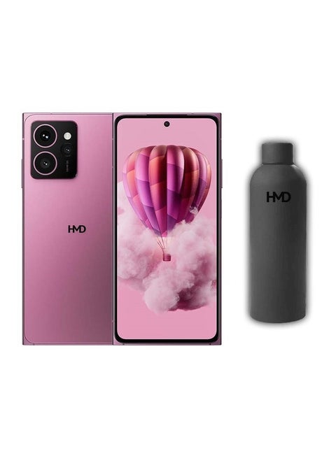 Skyline Dual SIM Neon Pink 12GB RAM 256GB 5G With HMD Water Bottle