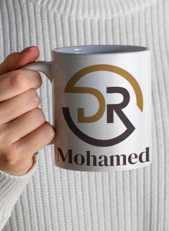 LOWHA Customizable Ceramic 11 oz Mug Personalized with Doctor Name and DR Design White  - Image 4