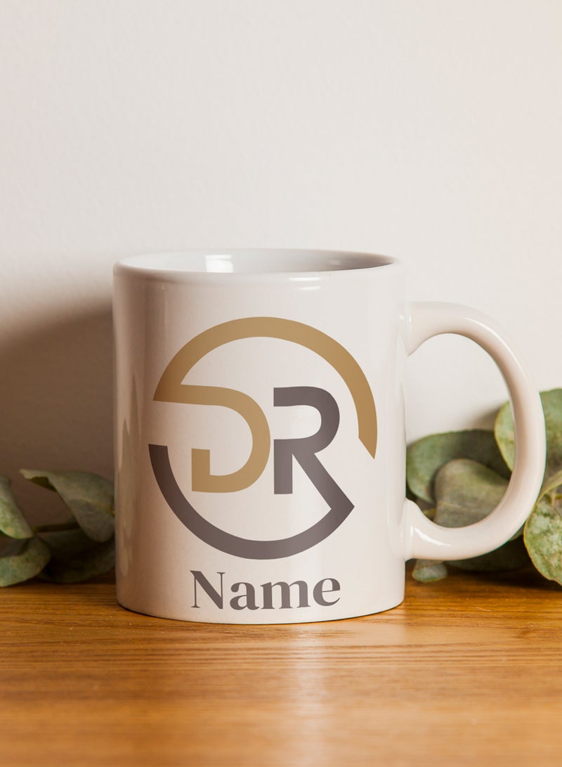LOWHA Customizable Ceramic 11 oz Mug Personalized with Doctor Name and DR Design White  - Image 3