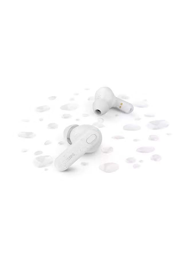 Philips - True Wireless Bluetooth Earphones White - Image 1