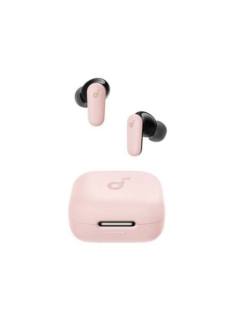 R50i NC by Anker Noise Cancelling Earbuds, Strong and Smart Noise Cancelling, Powerful Bass, 45H Playtime, 2-in-1 Case and Phone Stand, IP54, Wireless Earbuds, Bluetooth 5.4, App Control Pink