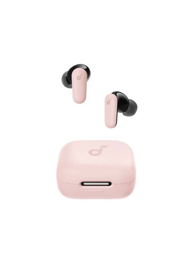 Soundcore - R50i NC by Anker Noise Cancelling Earbuds, Strong and Smart Noise Cancelling, Powerful Bass, 45H Playtime, 2-in-1 Case and Phone Stand, IP54, Wireless Earbuds, Bluetooth 5.4, App Control Pink - Image 1