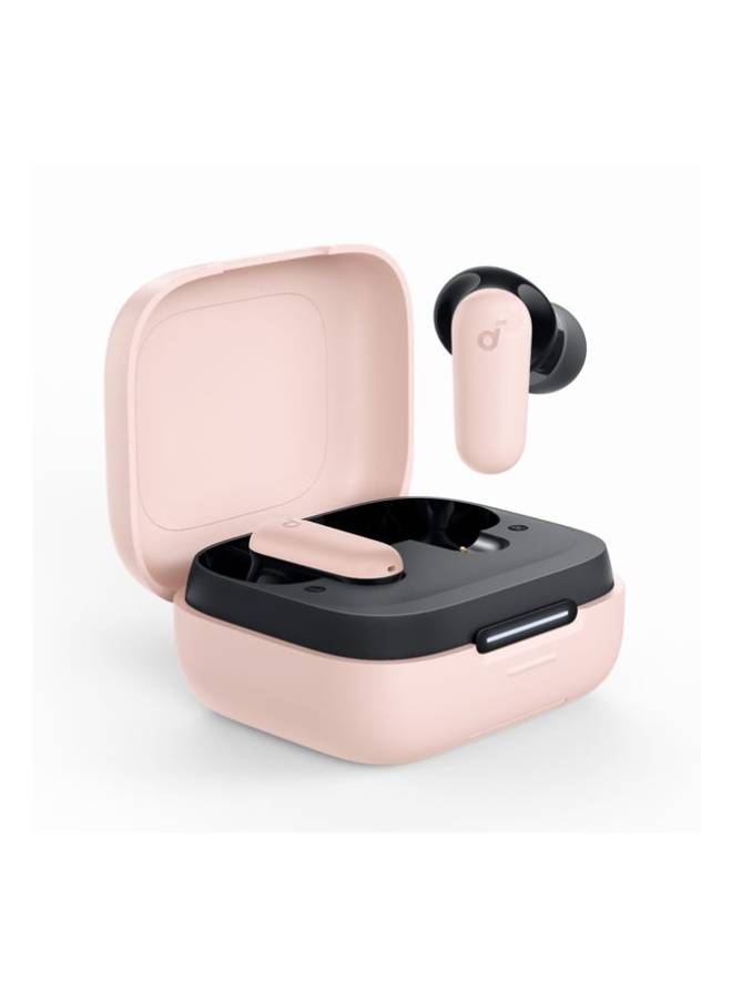 Soundcore - R50i NC by Anker Noise Cancelling Earbuds, Strong and Smart Noise Cancelling, Powerful Bass, 45H Playtime, 2-in-1 Case and Phone Stand, IP54, Wireless Earbuds, Bluetooth 5.4, App Control Pink - Image 1