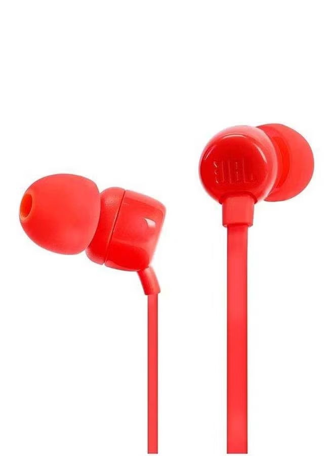 JBL JBL Wired InEar Earphone Red - Image 1