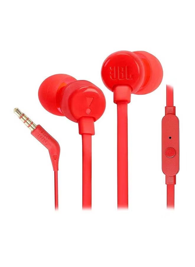 JBL JBL Wired InEar Earphone Red - Image 2