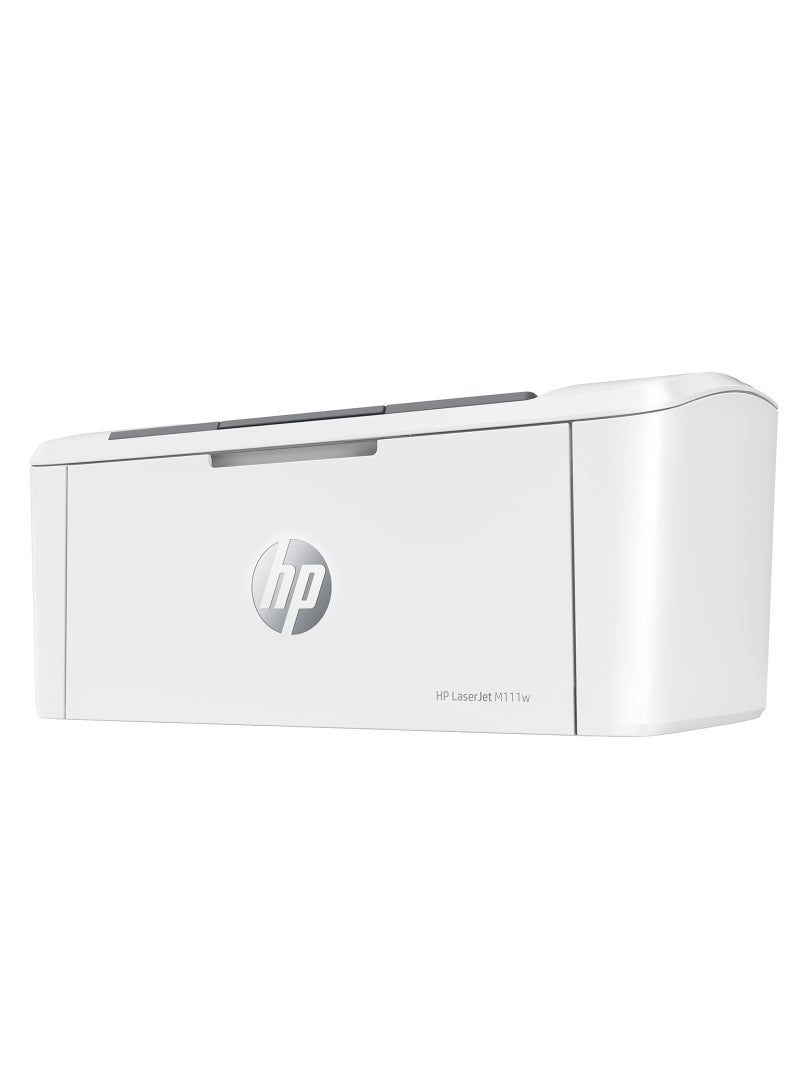 HP Renewed-LaserJet M111w Black & White Multifunction Printer, Print Speed Up To 20 ppm, 100 Sheets Output Capacity, 8000 Pages Monthly Cycle, USB / Wireless Connectivity and Perfect For Home | 7Md68A White - Image 3