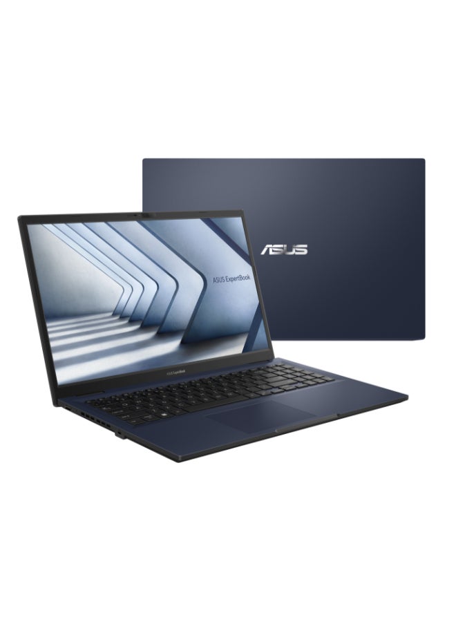 ASUS - ExpertBook B1 Laptop With 15.6 Inch Full HD(1920x1080) Display,core i7-1355U Processor/16GB RAM DDR4/512GB SSD/Intel Iris Xe Graphics/NO DVD/DOS(Without Windows) English/Arabic Black - Image 1