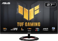 أسوس TUF Gaming VG279Q3R Gaming Monitor – 27-inch, Full HD(1920x1080), 180Hz, Fast IPS, Extreme Low Motion Blur™, 1ms (GTG), FreeSync™, Variable Overdrive, 100% sRGB Black  - Image 1