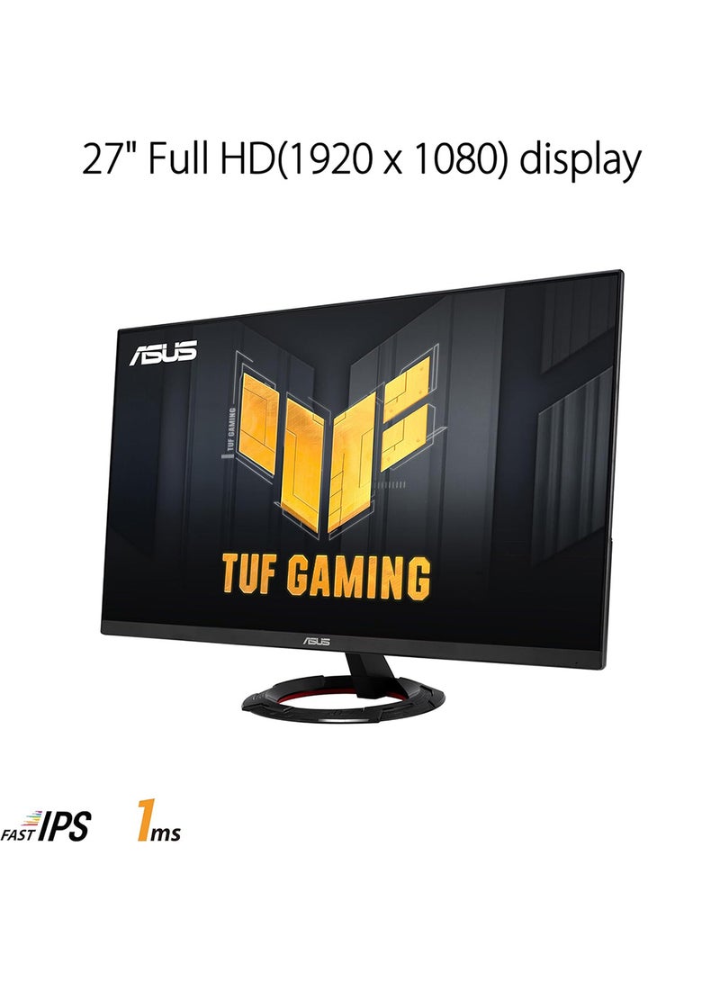 أسوس TUF Gaming VG279Q3R Gaming Monitor – 27-inch, Full HD(1920x1080), 180Hz, Fast IPS, Extreme Low Motion Blur™, 1ms (GTG), FreeSync™, Variable Overdrive, 100% sRGB Black  - Image 1