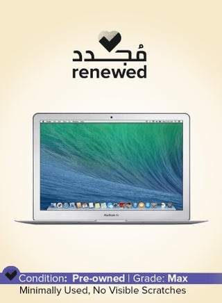 Renewed - MacBook Air A1466 (2014) Laptop With 13.3-Inch Full HD Display, Core i5 Processor/Dual Core/4GB RAM/256GB SSD/macOS English Silver - pnsku/N70136255V/45/_/1750224501/0d01313f-e000-465d-849a-e87bc01c426c