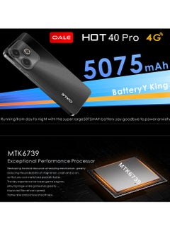 OALE HOT 40 Pro Dual SIM Heart of Ocean 7GB RAM (3GB + 4GB) RAM 64GB 4G - Middle East Version  - Image 5